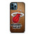 MIAMI HEAT WOODEN LOGO NBA iPhone 12 Pro Max Case Cover