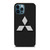 MITSUBISHI MOTORS CARBON LOGO iPhone 12 Pro Max Case Cover
