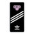 ADIDAS ORIGINALS STRIPES BLACK WHITE Samsung Galaxy Note 9 Case Cover