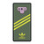 ADIDAS ORIGINALS STRIPES GREEN YELLOW Samsung Galaxy Note 9 Case Cover