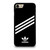 ADIDAS ORIGINALS STRIPES BLACK WHITE iPhone 7 / 8 Case Cover