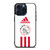 AJAX AMSTERDAM FC ADIDAS STRIPES iPhone 15 Pro Max Case Cover
