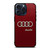 AUDI LOGO RED iPhone 15 Pro Max Case Cover