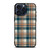 CHECK CLASSIC DARK PLAID FABRIC TEXTURES iPhone 15 Pro Max Case Cover