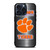 CLEMSON TIGERS METAL LOGO iPhone 15 Pro Max Case Cover