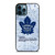 TORONTO MAPLE LEAFS MARBLE LOGO iPhone 12 Pro Max Case Cover