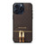 MICHAEL KORS MK LOGO BACKPACK BROWN BAG iPhone 15 Pro Max Case Cover