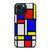 MONDRIAN COLORFUL LAYOUT iPhone 15 Pro Max Case Cover