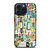 RETRO ALPHABET GREEN COLLAGE iPhone 15 Pro Max Case Cover