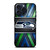 SEATTLE SEAHAWKS METAL LOGO iPhone 15 Pro Max Case Cover