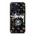 STUSSY COLLAGE LOGO iPhone 15 Pro Max Case Cover STUSSY COLLAGE LOGO iPhone 15 Pro Max Case Cover