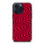 WAVY RED PATTERN iPhone 15 Pro Max Case Cover