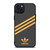 ADIDAS ORIGINALS STRIPES BLACK ORANGE iPhone 15 Plus Case Cover