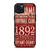 ALABAMA CRIMSON TIDE FOOTBALL CLUB 1892 iPhone 15 Plus Case Cover