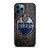 EDMONTON OILERS WOODEN LOGO iPhone 12 Pro Max Case Cover