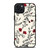 HAND DRAWING RED FLOWER PATTERN iPhone 15 Plus Case Cover