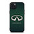 INFINITI CAR LOGO GREEN PATTERN iPhone 15 Plus Case Cover