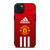 MANCHESTER UNITED FC ADIDAS STRIPES iPhone 15 Plus Case Cover