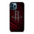 HOUSTON ROCKETS CARBON LOGO iPhone 12 Pro Max Case Cover