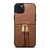MICHAEL KORS MK LOGO BACKPACK BAG BROWN iPhone 15 Plus Case Cover