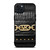 MICHAEL KORS MK LOGO BLACK LEATHER HAND BAG iPhone 15 Plus Case Cover