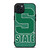MICHIGAN STATE SPARTANS LOGO FOOTBALL EMBLEM iPhone 15 Plus Case Cover