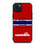 MONTREAL LES CANADIENS STRIPED LOGO iPhone 15 Plus Case Cover