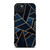NAVY STONE CERAMIC ABSTRACT iPhone 15 Plus Case Cover