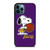 LA LAKERS BASKETBALL SNOOPY iPhone 12 Pro Max Case Cover