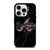 ATLANTA BRAVES BLACK MARBLE LOGO iPhone 15 Pro Case Cover