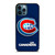 MONTREAL LES CANADIENS NHL 3D LOGO iPhone 12 Pro Max Case Cover