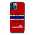 MONTREAL LES CANADIENS STRIPED LOGO iPhone 12 Pro Max Case Cover