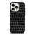 BLACK KEYBOARD PATTERN iPhone 15 Pro Case Cover