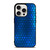 BLUE GRADIENT HALFTONE PATTERN iPhone 15 Pro Case Cover