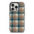 CHECK CLASSIC DARK PLAID FABRIC TEXTURES iPhone 15 Pro Case Cover