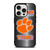 CLEMSON TIGERS METAL LOGO iPhone 15 Pro Case Cover