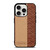 COACH NEW YORK BROWN LEATHER iPhone 15 Pro Case Cover