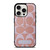 COACH NEW YORK PINK PATTERN iPhone 15 Pro Case Cover
