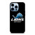 DETROIT LIONS BLACK iPhone 13 Pro Max Case Cover