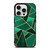 EMERALD AND COPPER GEOMETRIC PATTERN iPhone 15 Pro Case Cover