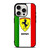 FERRARI ITALI FLAG LOGO iPhone 15 Pro Case Cover