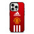 MANCHESTER UNITED FC ADIDAS STRIPES iPhone 15 Pro Case Cover