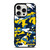 MICHIGAN WOLVERINES FOOTBALL CAMO iPhone 15 Pro Case Cover