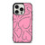 PINK LOVE BRUSHES PATTERN iPhone 15 Pro Case Cover