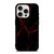 RED NEON LIGHTNING PATTERN iPhone 15 Pro Case Cover