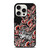 STUSSY CORAL PATTERN iPhone 15 Pro Case Cover
