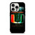 UM MIAMI HURRICANES NFL iPhone 15 Pro Case Cover UM MIAMI HURRICANES NFL iPhone 15 Pro Case Cover
