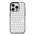WHITE KEYBOARD PATTERN iPhone 15 Pro Case Cover