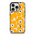 YELLOW RETRO FLORAL PATTERN iPhone 15 Pro Case Cover