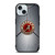ALABAMA CRIMSON TIDE METAL LOGO iPhone 15 Case Cover